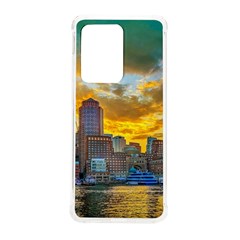 Boston Skyline Cityscape River Samsung Galaxy S20 Ultra 6 9 Inch Tpu Uv Case by Sarkoni