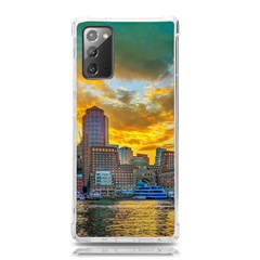 Boston Skyline Cityscape River Samsung Galaxy Note 20 Tpu Uv Case by Sarkoni