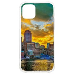 Boston Skyline Cityscape River Iphone 12/12 Pro Tpu Uv Print Case by Sarkoni