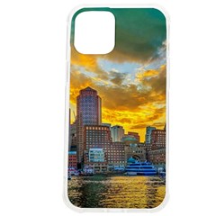 Boston Skyline Cityscape River Iphone 12 Pro Max Tpu Uv Print Case by Sarkoni