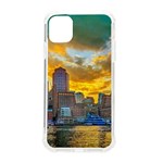 Boston Skyline Cityscape River iPhone 11 TPU UV Print Case Front