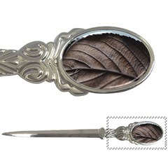 Leaf Veins Nerves Macro Closeup Letter Opener by Amaryn4rt