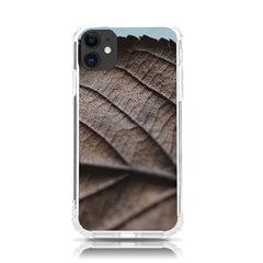 Leaf Veins Nerves Macro Closeup Iphone 11 Tpu Uv Print Case by Amaryn4rt