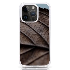 Leaf Veins Nerves Macro Closeup Iphone 14 Pro Tpu Uv Print Case by Amaryn4rt