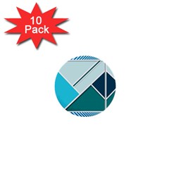 Logo Concept Banner Header Idea 1  Mini Buttons (10 Pack)  by Amaryn4rt