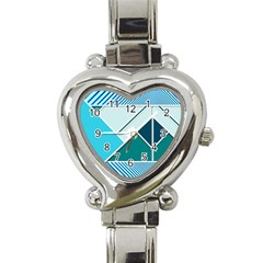 Logo Concept Banner Header Idea Heart Italian Charm Watch by Amaryn4rt