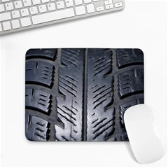 Mature Black Auto Altreifen Rubber Pattern Texture Car Small Mousepad by Amaryn4rt