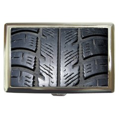 Mature Black Auto Altreifen Rubber Pattern Texture Car Cigarette Money Case by Amaryn4rt