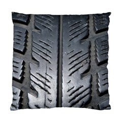 Mature Black Auto Altreifen Rubber Pattern Texture Car Standard Cushion Case (one Side) by Amaryn4rt