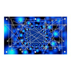 Network Connection Structure Knot Banner And Sign 5  X 3  by Amaryn4rt