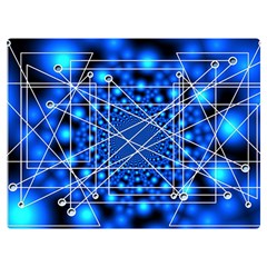 Network Connection Structure Knot Two Sides Premium Plush Fleece Blanket (extra Small) by Amaryn4rt