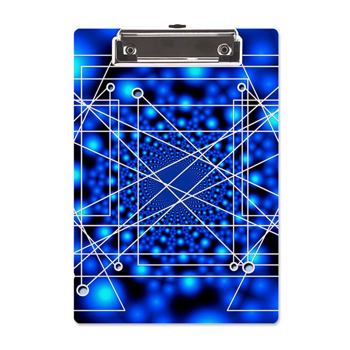 Network Connection Structure Knot A5 Acrylic Clipboard