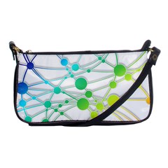 Network Connection Structure Knot Shoulder Clutch Bag