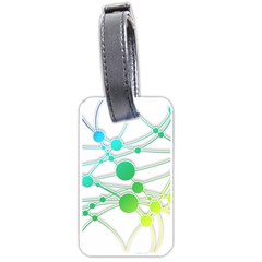 Network Connection Structure Knot Luggage Tag (one side)