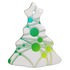 Network Connection Structure Knot Ornament (Christmas Tree) 