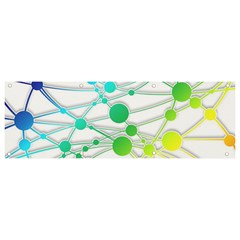 Network Connection Structure Knot Banner and Sign 9  x 3 