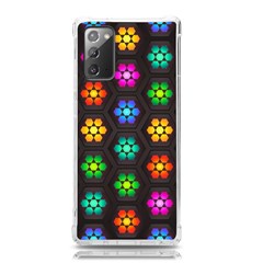 Pattern Background Colorful Design Samsung Galaxy Note 20 Tpu Uv Case by Amaryn4rt