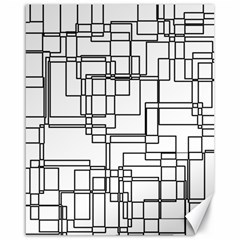 Structure Pattern Network Canvas 16  X 20  by Amaryn4rt