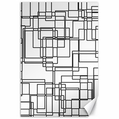 Structure Pattern Network Canvas 20  X 30  by Amaryn4rt