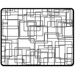 Structure Pattern Network Two Sides Fleece Blanket (medium) by Amaryn4rt