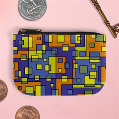 Square Background Background Texture Mini Coin Purse by Amaryn4rt