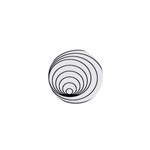 Spiral Eddy Route Symbol Bent 1  Mini Buttons Front