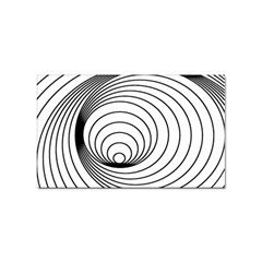 Spiral Eddy Route Symbol Bent Sticker (rectangular) by Amaryn4rt