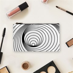 Spiral Eddy Route Symbol Bent Cosmetic Bag (small) by Amaryn4rt