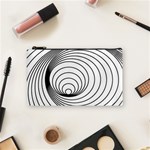 Spiral Eddy Route Symbol Bent Cosmetic Bag (Small) Front