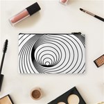 Spiral Eddy Route Symbol Bent Cosmetic Bag (Small) Back