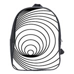 Spiral Eddy Route Symbol Bent School Bag (Large) Front