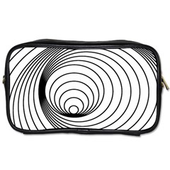 Spiral Eddy Route Symbol Bent Toiletries Bag (one Side) by Amaryn4rt