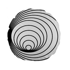 Spiral Eddy Route Symbol Bent Standard 15  Premium Round Cushions by Amaryn4rt