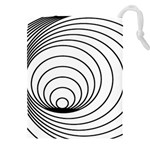 Spiral Eddy Route Symbol Bent Drawstring Pouch (5XL) Front