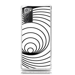 Spiral Eddy Route Symbol Bent Samsung Galaxy Note 20 Tpu Uv Case by Amaryn4rt