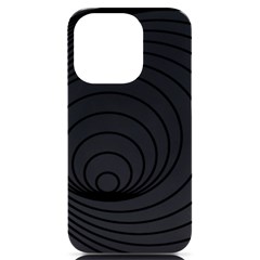 Spiral Eddy Route Symbol Bent Iphone 14 Pro Black Uv Print Case by Amaryn4rt