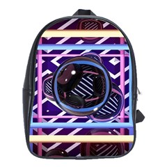 Abstract Sphere Room 3d Design School Bag (xl) by Amaryn4rt