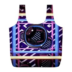 Abstract Sphere Room 3d Design Full Print Recycle Bag (l) by Amaryn4rt