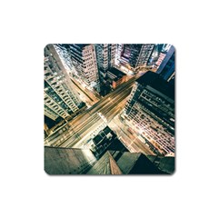 Architecture Buildings City Square Magnet by Amaryn4rt