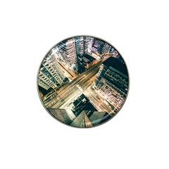 Architecture Buildings City Hat Clip Ball Marker by Amaryn4rt