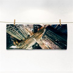 Architecture Buildings City Hand Towel by Amaryn4rt