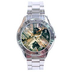 Architecture Buildings City Stainless Steel Analogue Watch by Amaryn4rt