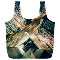 Architecture Buildings City Full Print Recycle Bag (xxl) by Amaryn4rt