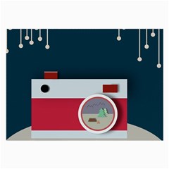 Camera Vector Illustration Large Glasses Cloth by Amaryn4rt