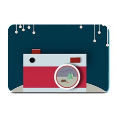 Camera Vector Illustration Plate Mats by Amaryn4rt