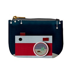 Camera Vector Illustration Mini Coin Purse by Amaryn4rt