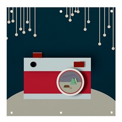 Camera Vector Illustration Banner And Sign 4  X 4  by Amaryn4rt