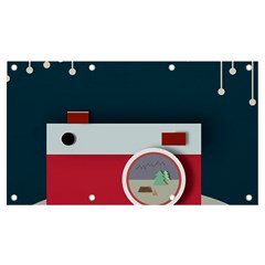 Camera Vector Illustration Banner And Sign 7  X 4  by Amaryn4rt