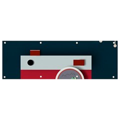 Camera Vector Illustration Banner And Sign 9  X 3  by Amaryn4rt