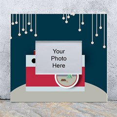 Camera Vector Illustration White Wall Photo Frame 5  X 7  by Amaryn4rt